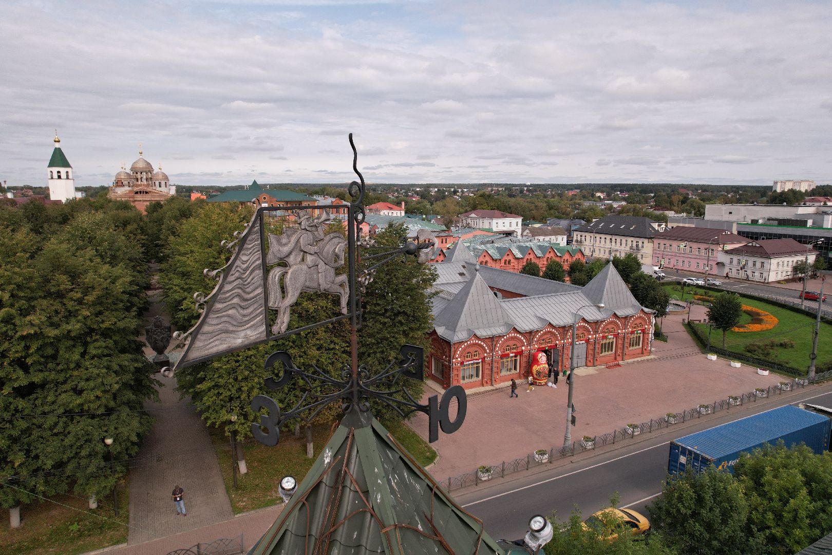 клин, туризм, часы,торговля, видео с коптера,