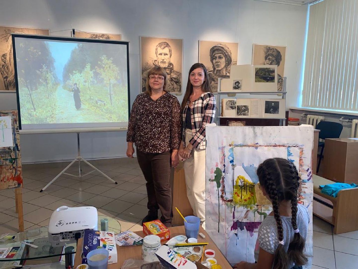 Звенигород, культура, живопись, мастер-класс