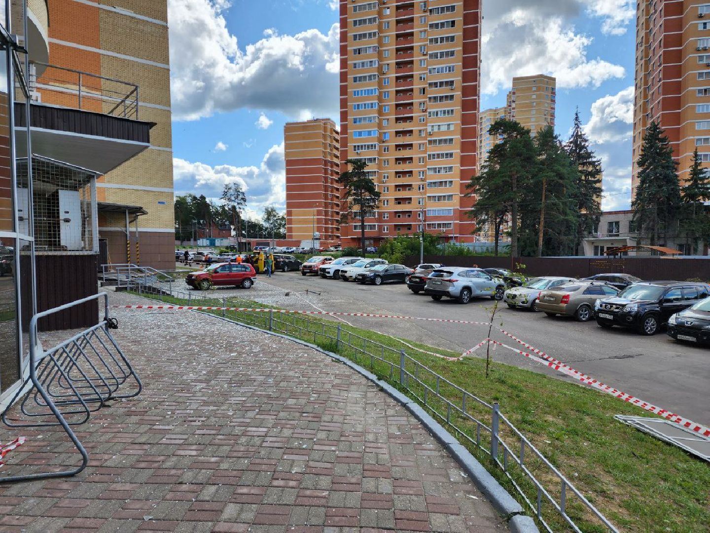 Раменское, ЧП, устранение последствий разрушения беспилотником