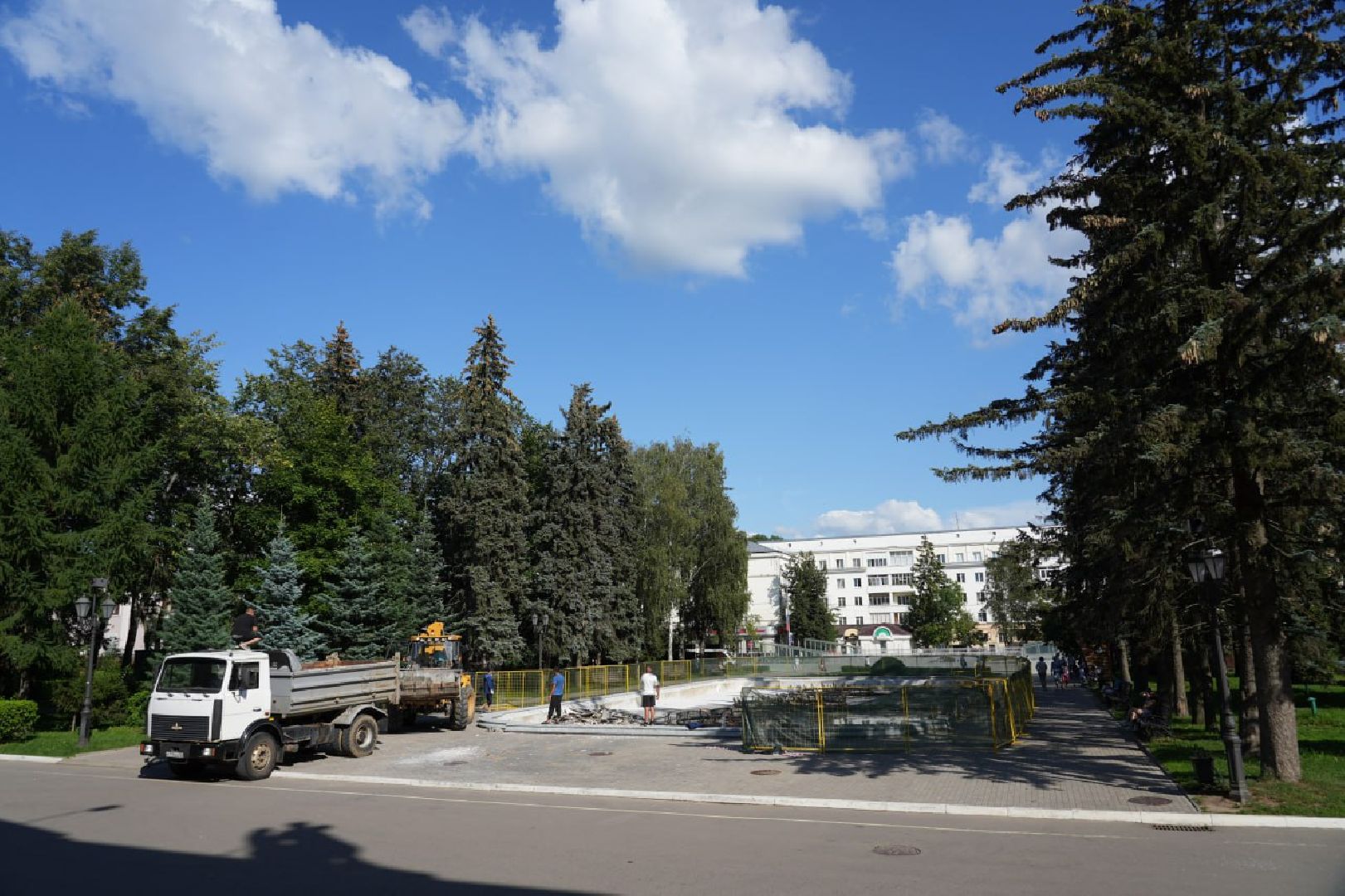 Сергиево-Посадский городской округ, Сергиев Посад, Фонтан; Благоустройство, Ремонт