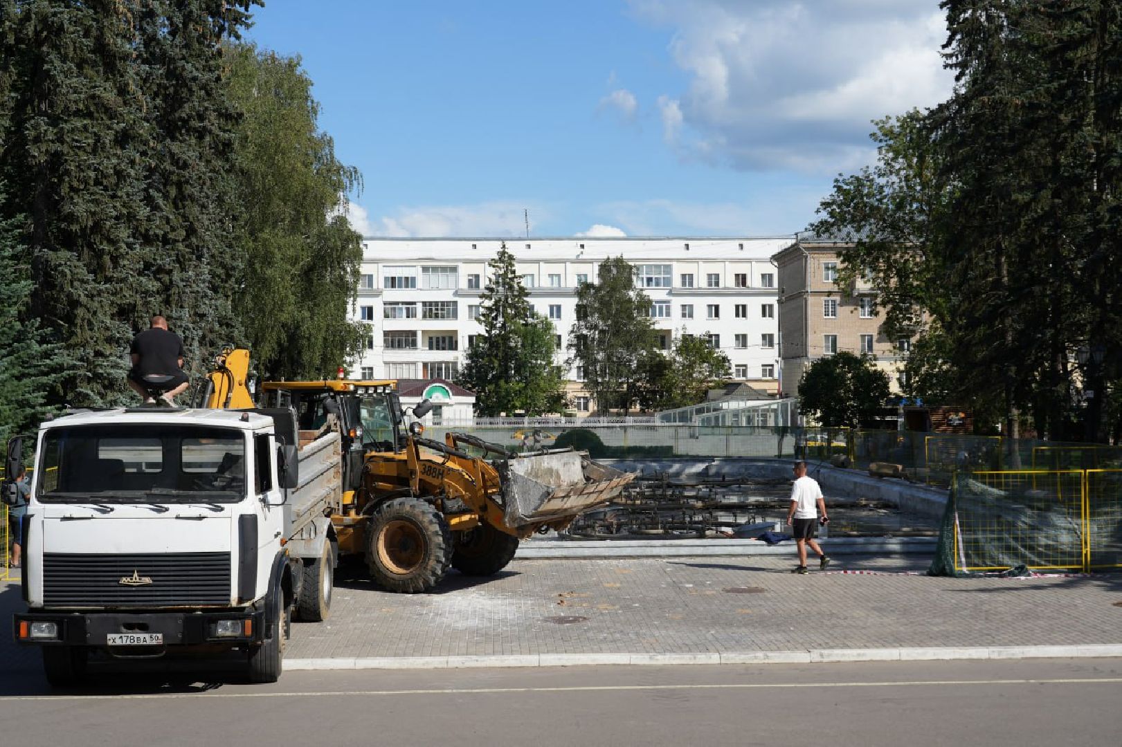 Сергиево-Посадский городской округ, Сергиев Посад, Фонтан; Благоустройство, Ремонт