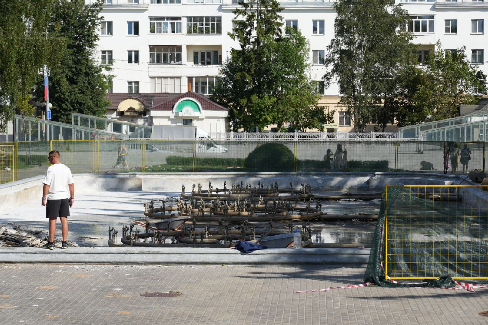 Сергиево-Посадский городской округ, Сергиев Посад, Фонтан; Благоустройство, Ремонт