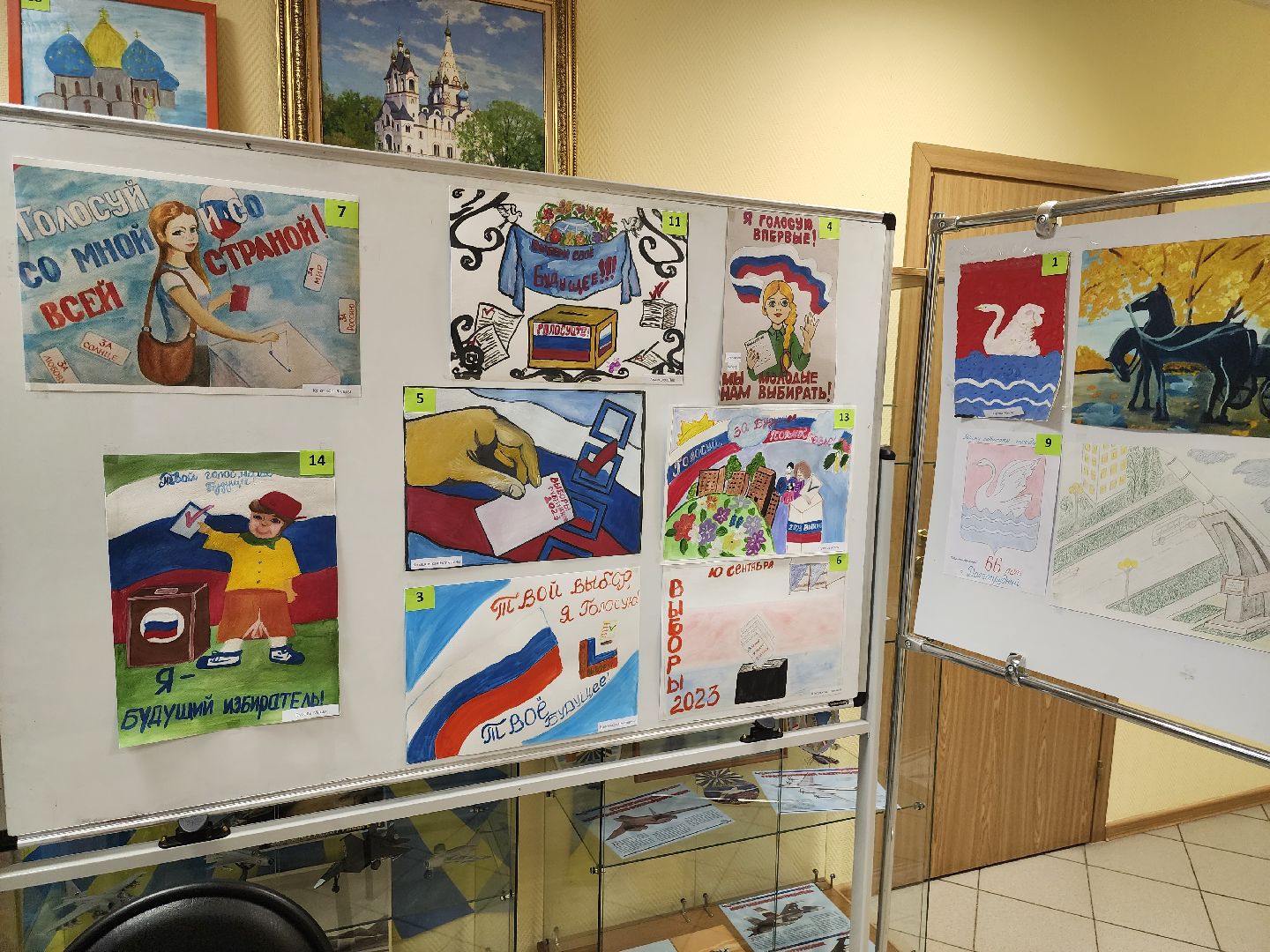 #ПодмосковьеВыбирает 2023, Долгопрудный, общественники, рисунки, конкурс