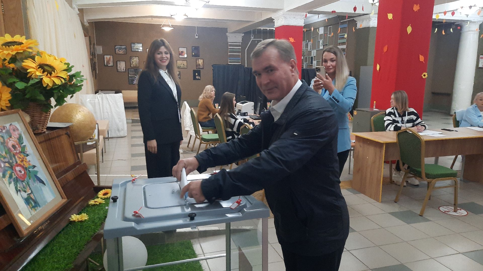 #ПодмосковьеВыбирает2023, #ЕДГ2023, Шатура, выборы губернатора, открытие участка