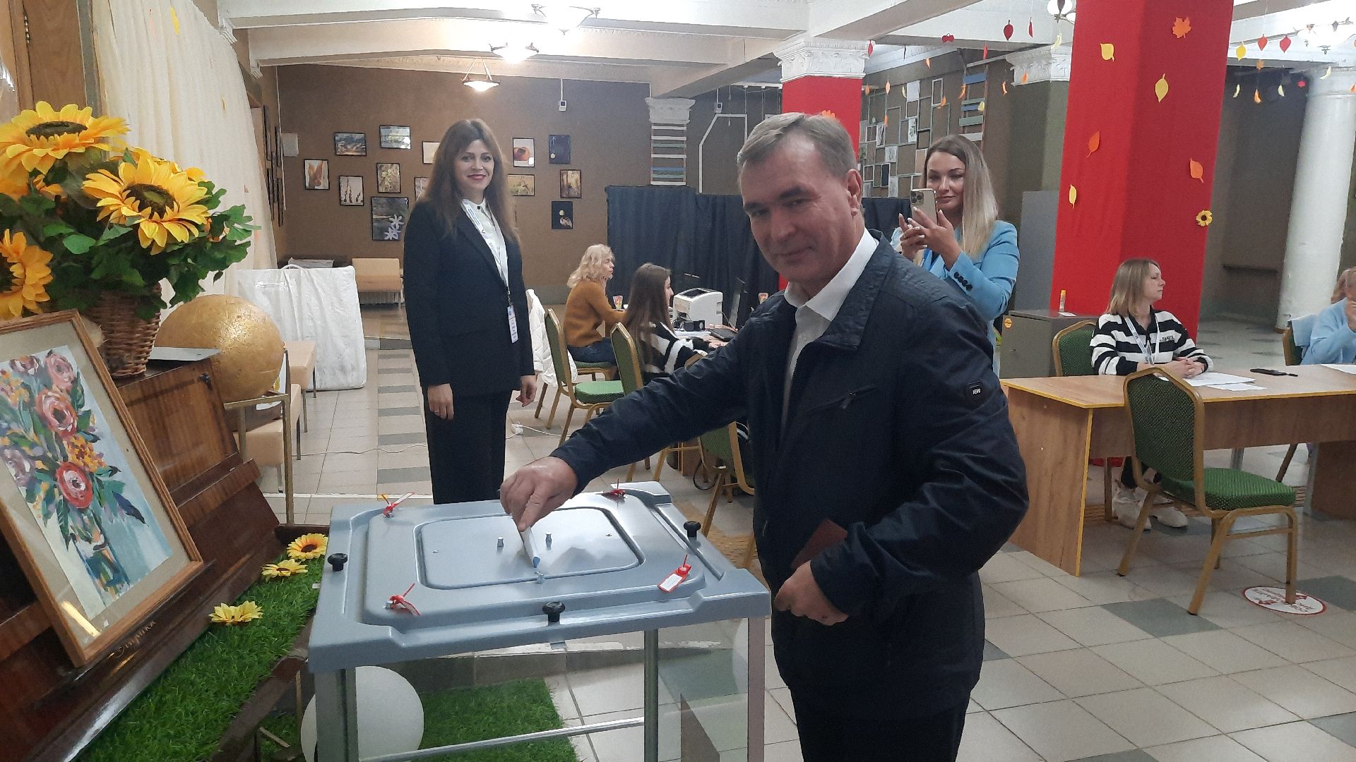 #ПодмосковьеВыбирает2023, #ЕДГ2023, Шатура, выборы губернатора, открытие участка