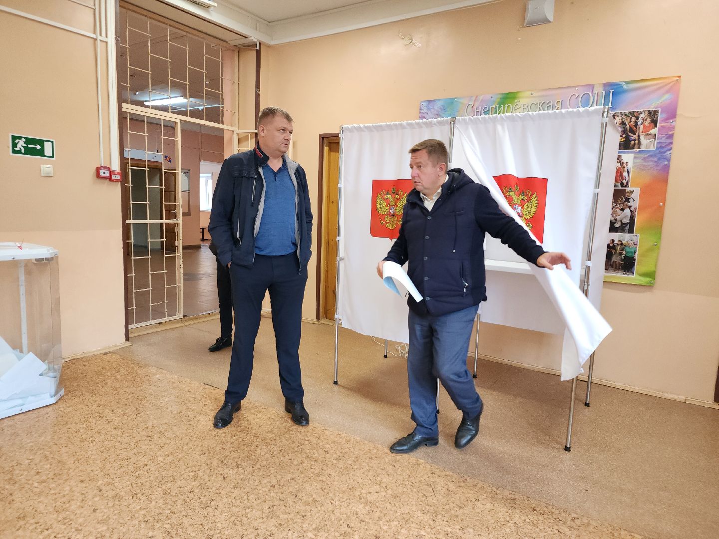 Снегири, выборы, голосование