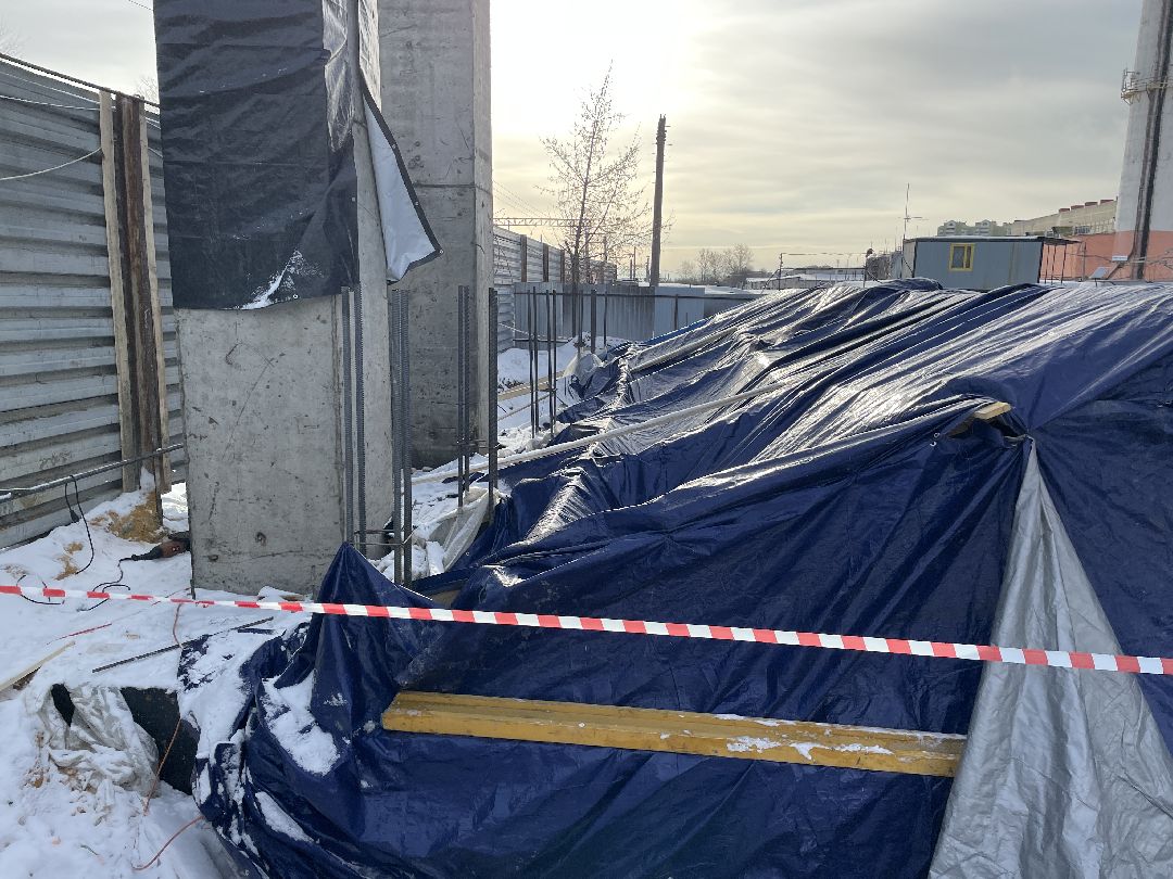 Строительство, переход, Люберцы