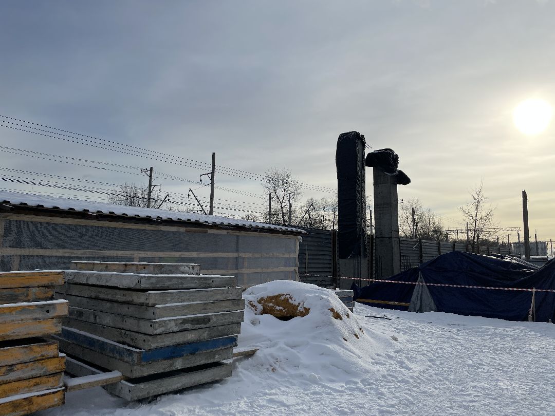 Строительство, переход, Люберцы