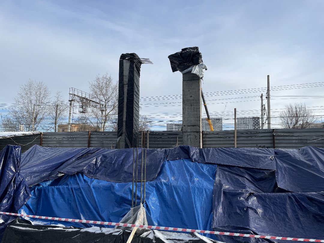 Строительство, переход, Люберцы