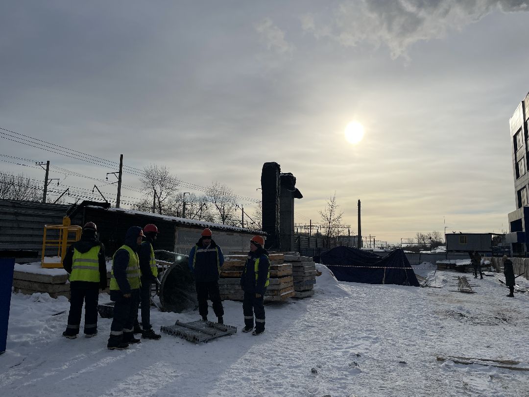 Строительство, переход, Люберцы