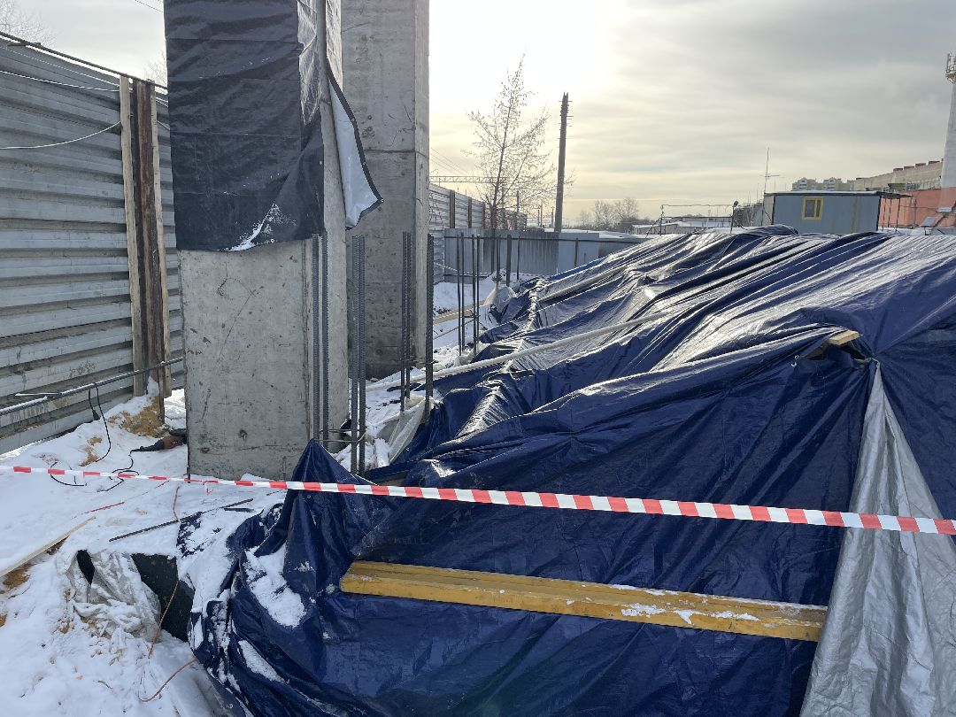 Строительство, переход, Люберцы