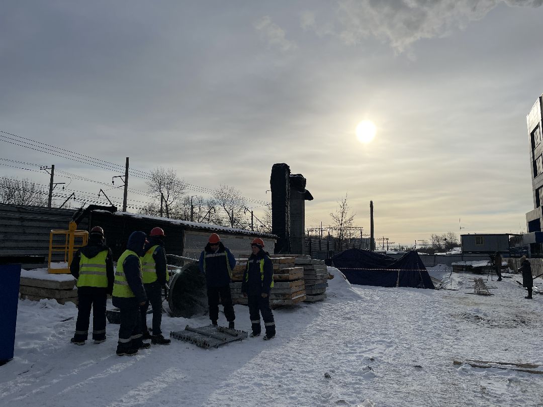 Строительство, переход, Люберцы