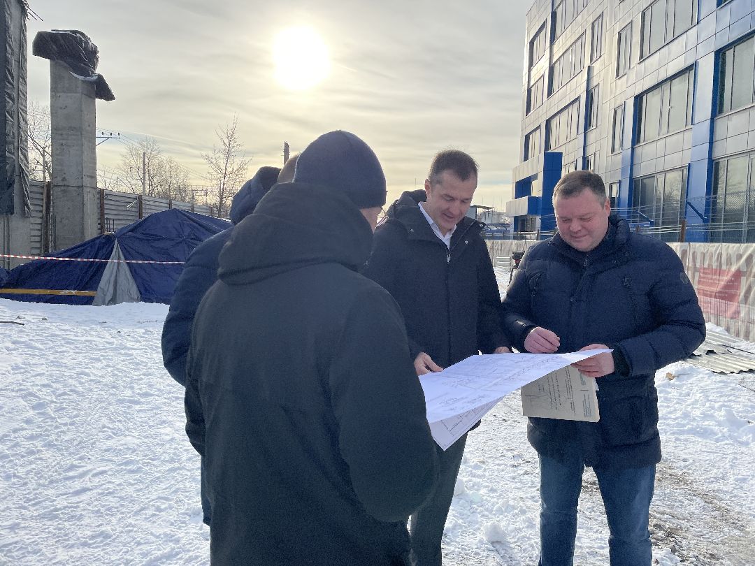 Строительство, переход, Люберцы