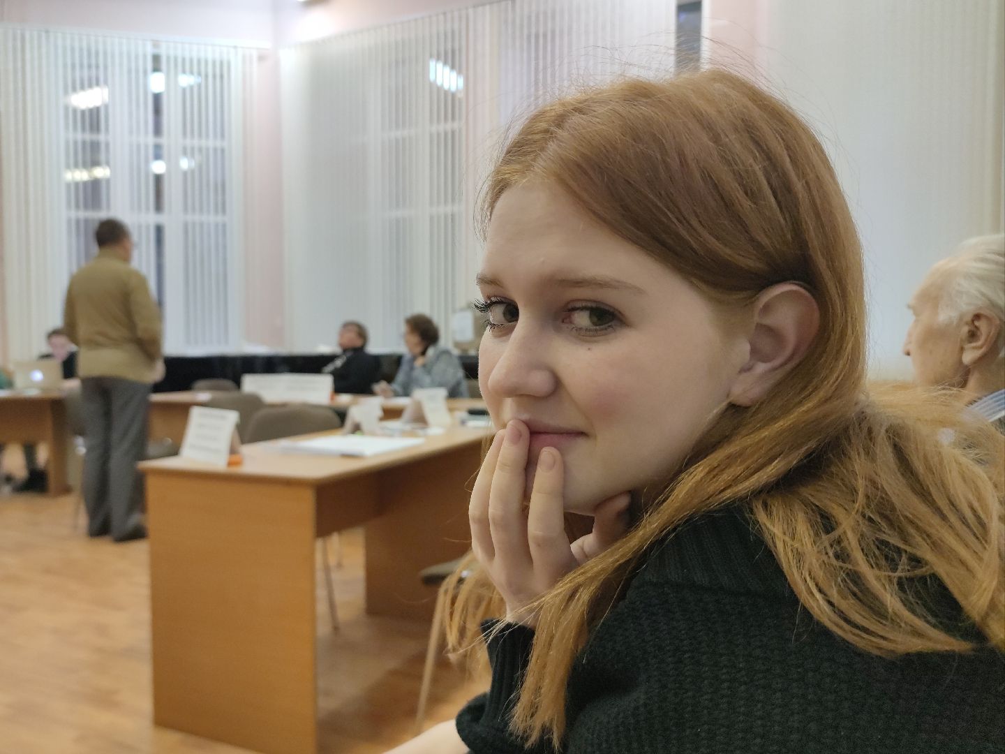 Общественный наблюдатель, впервые голосующий, избирательный участок, Дубна