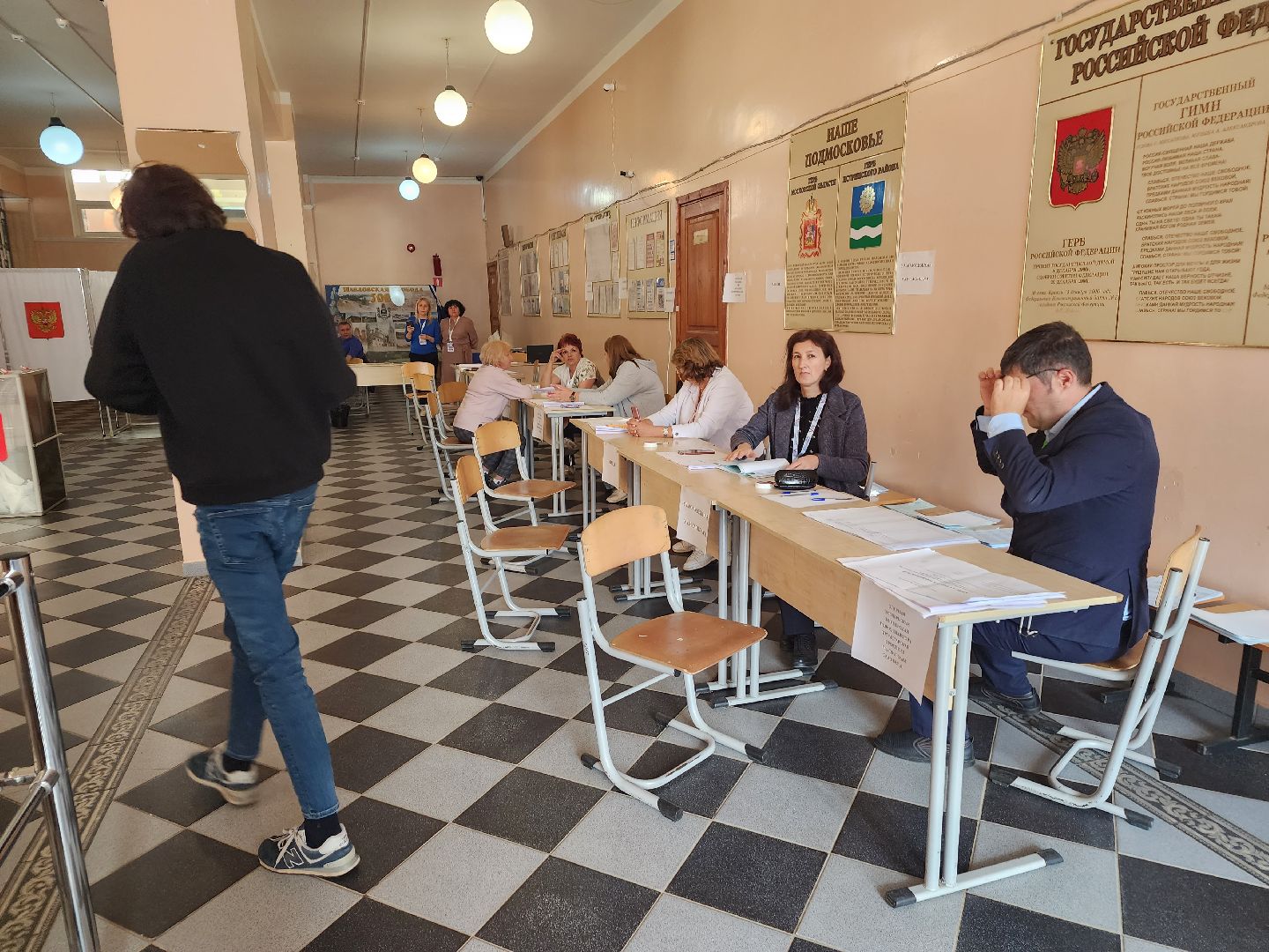 Выборы, голосование, Павловская слобода