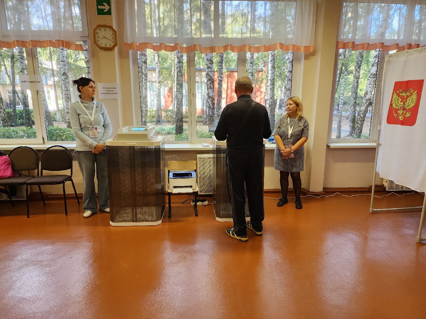 Раменское, выборы, открытие избирательных участков, Раменская средняя школа №1