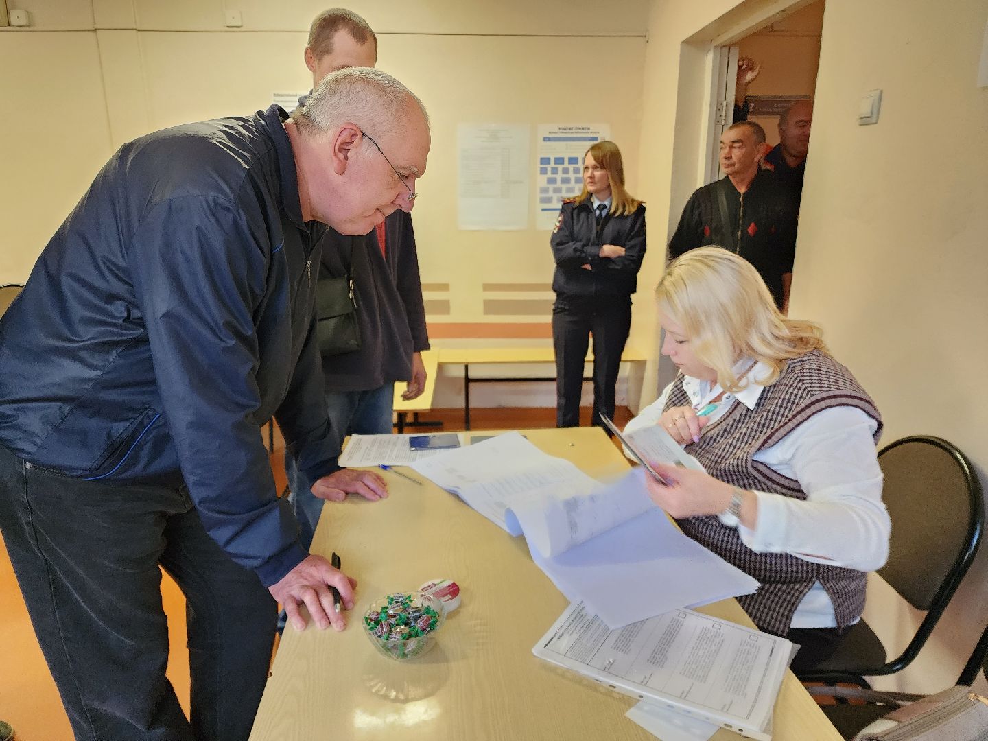 Раменское, выборы, открытие избирательных участков, Раменская средняя школа №1