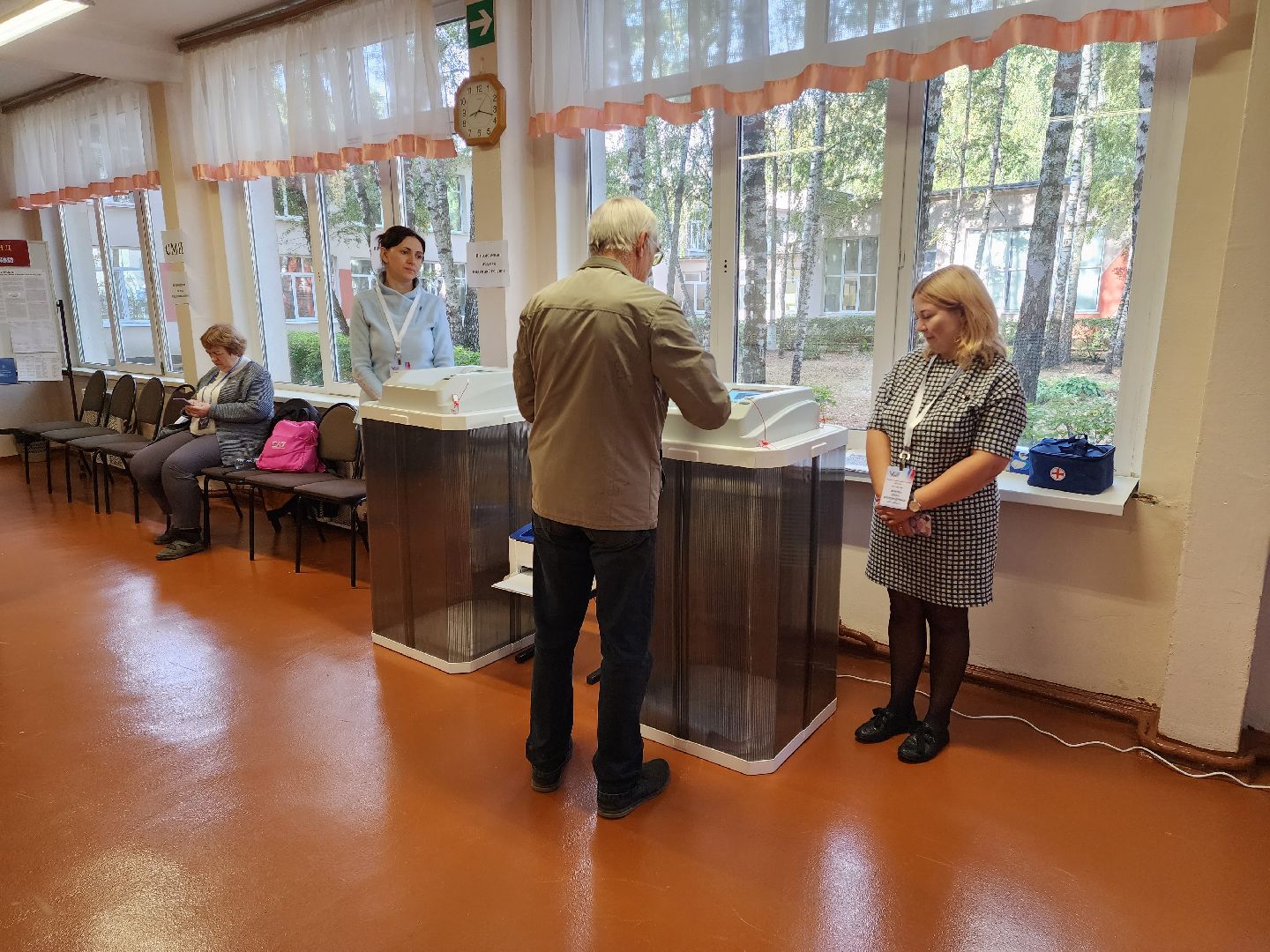 Раменское, выборы, открытие избирательных участков, Раменская средняя школа №1