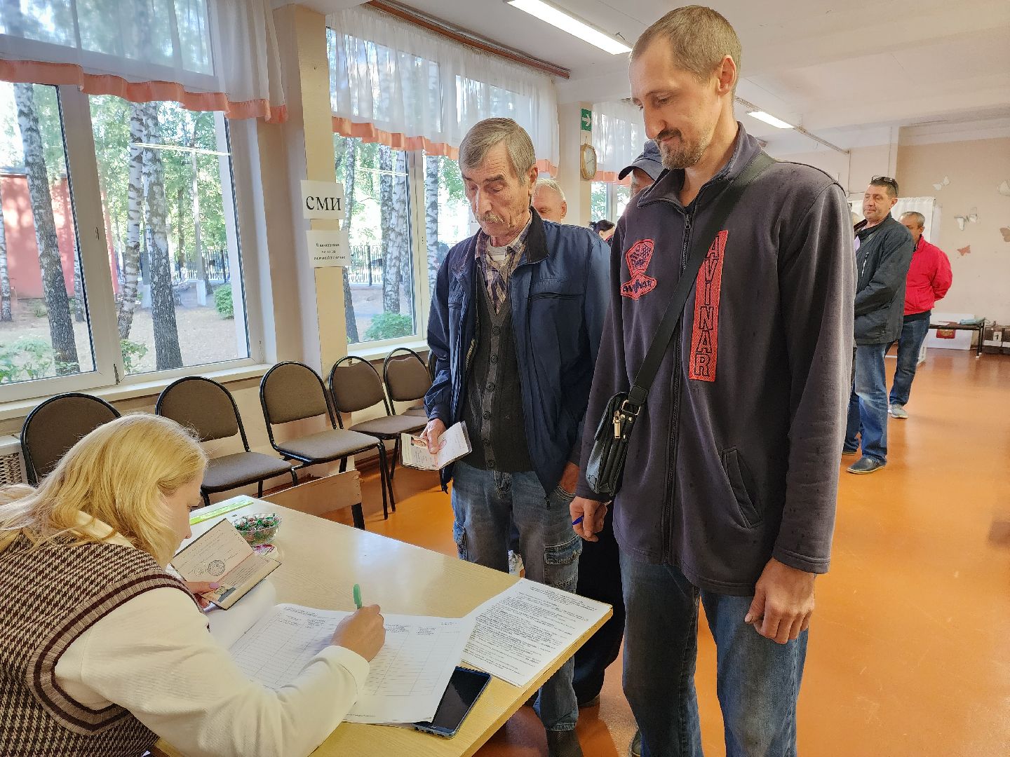 Раменское, выборы, открытие избирательных участков, Раменская средняя школа №1