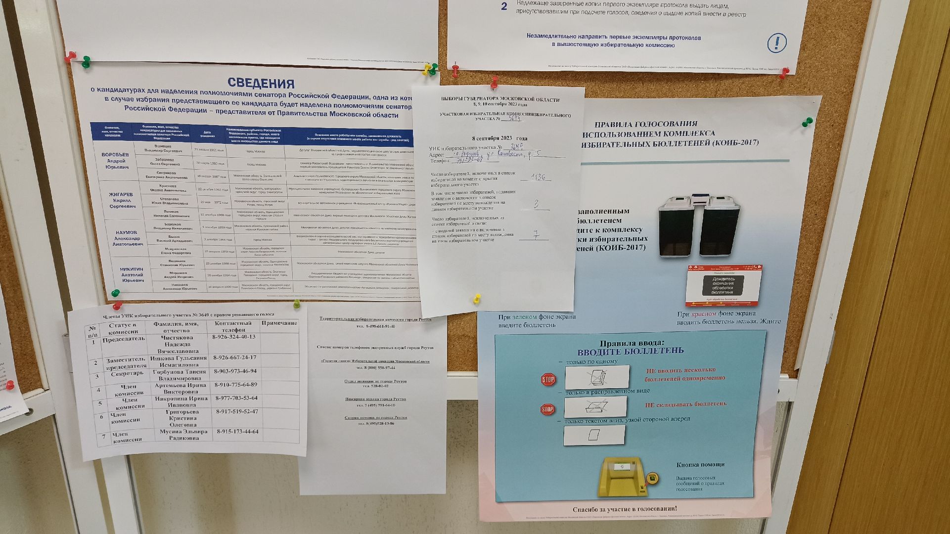 Реутов, выборы, избирательная кампания, губернатор