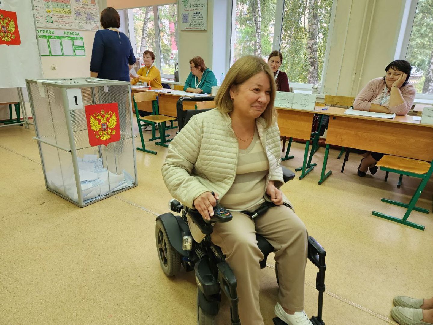 Раменское, выборы, голосуют люди с ОВЗ