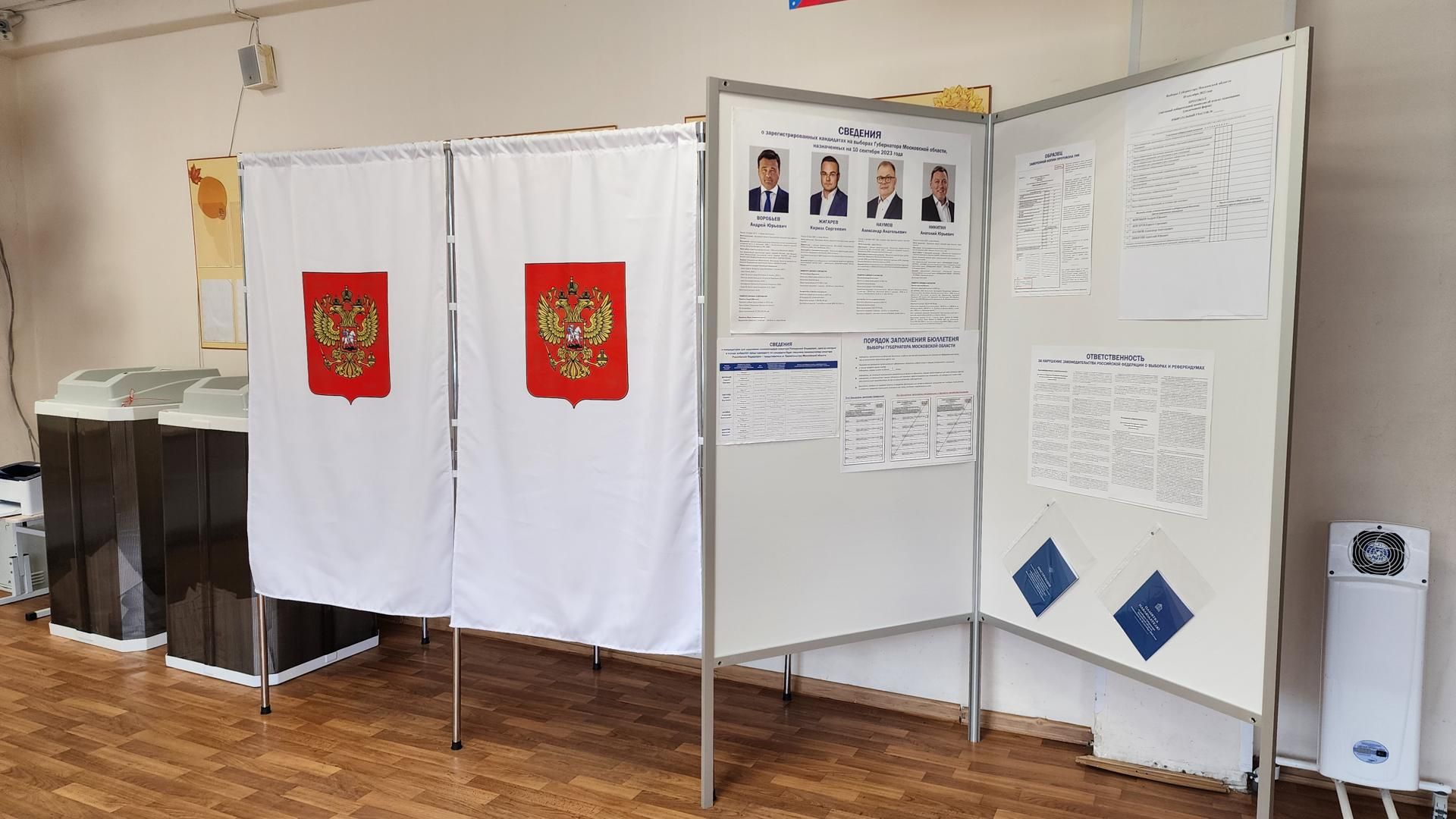 выборы 2023, выборы губернатора московской области, голосование,