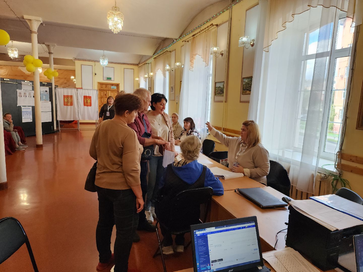 выборы 2023, выборы, выборы губернатора московской области, серпухов, голосование, УИК,