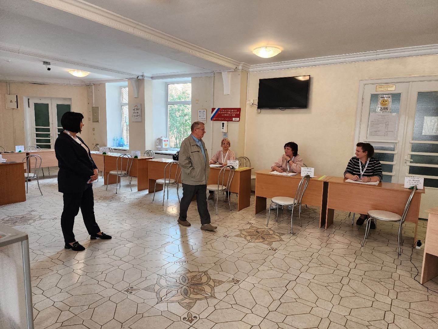 выборы 2023, выборы, выборы губернатора московской области, серпухов, голосование, УИК,