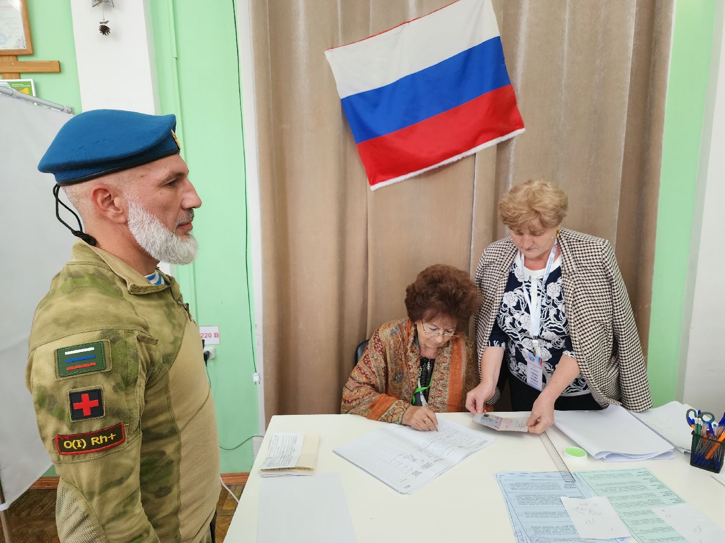 Выборы, голосование, доброволец, боец, СВО, Дедовск