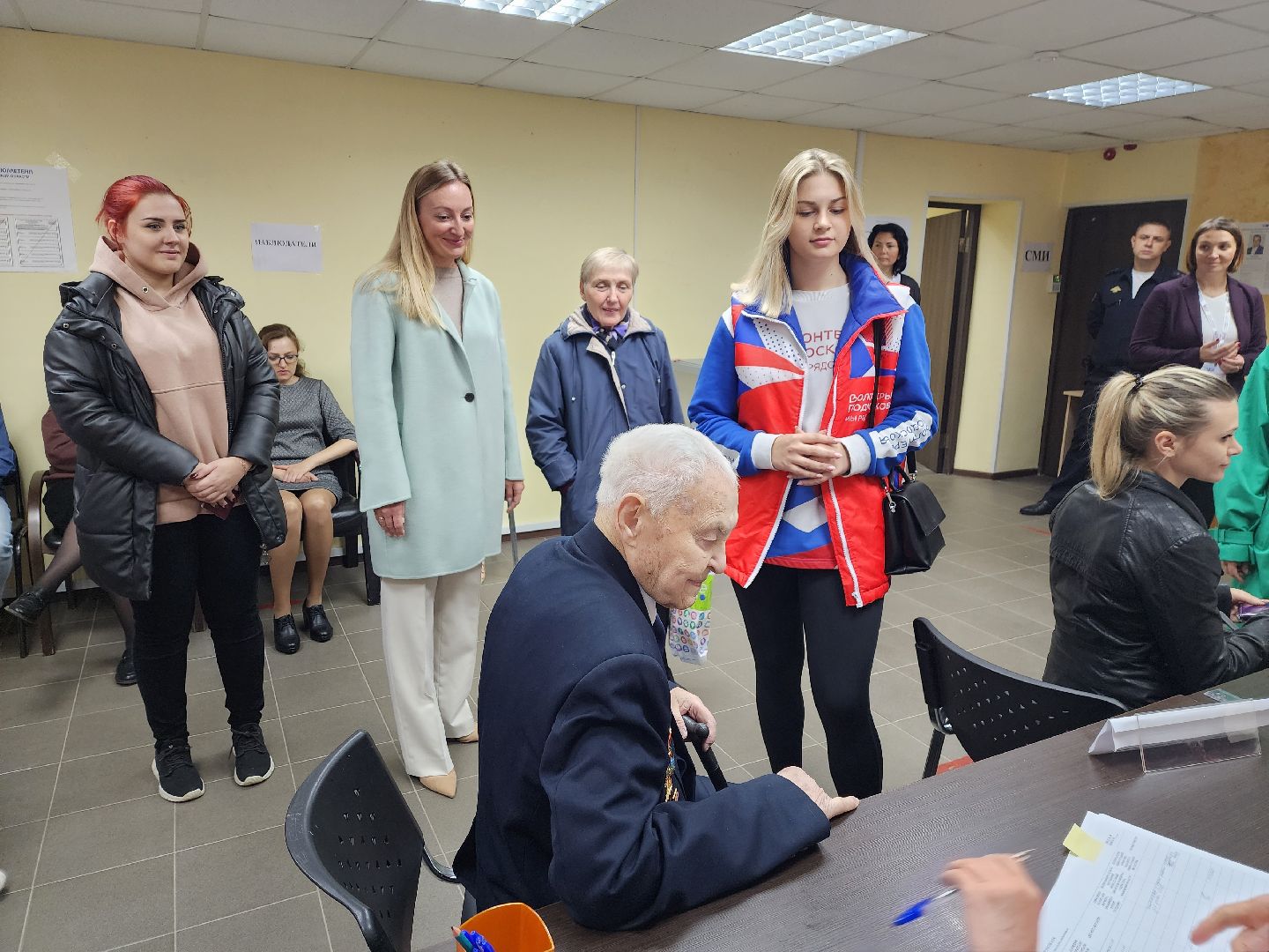 Химки, Подмосковье, выборы, ветеран, голосование