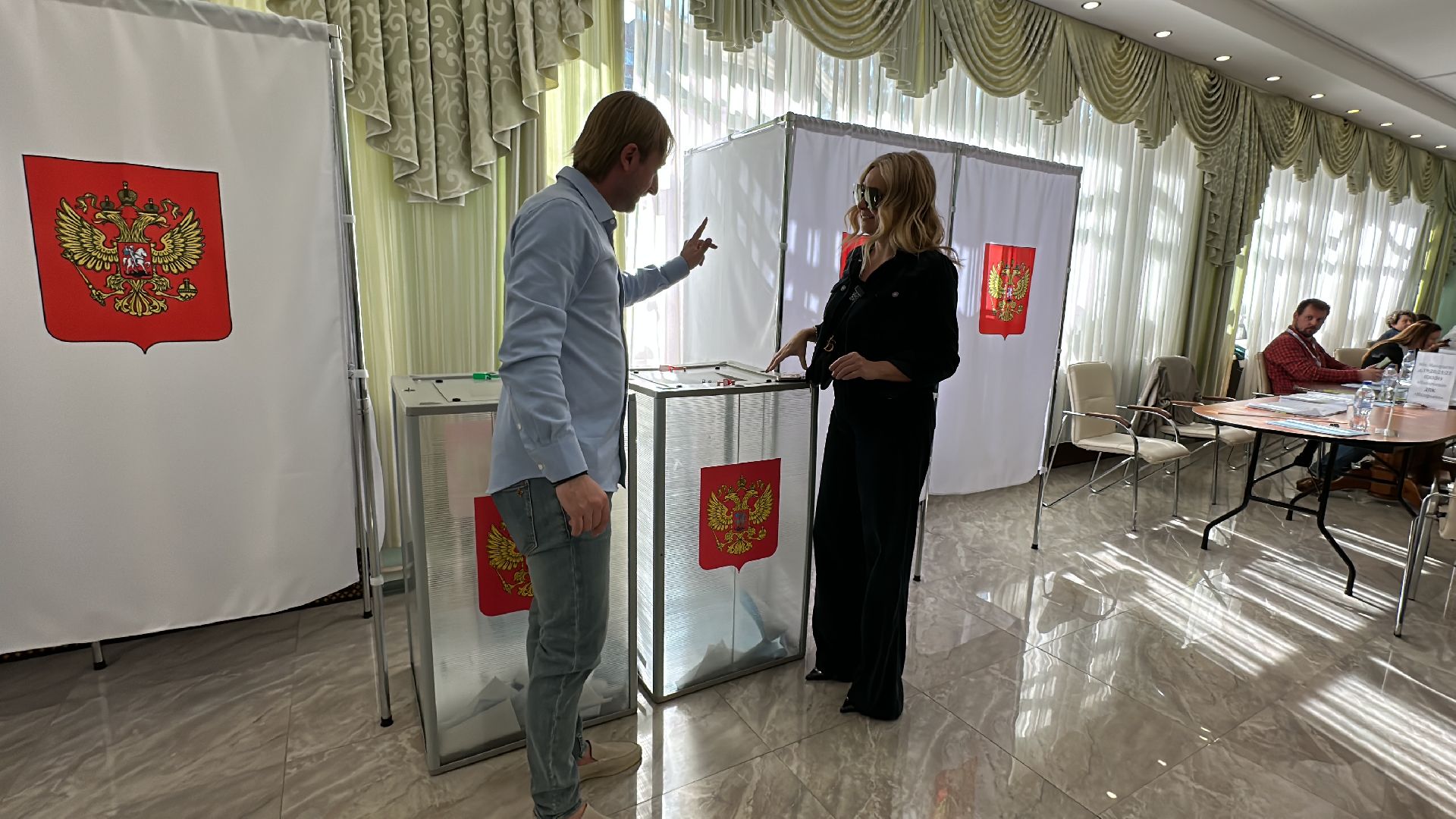 Одинцово, Рудковская выбирает, Плющенко голосует, выборы губернатора московской области,