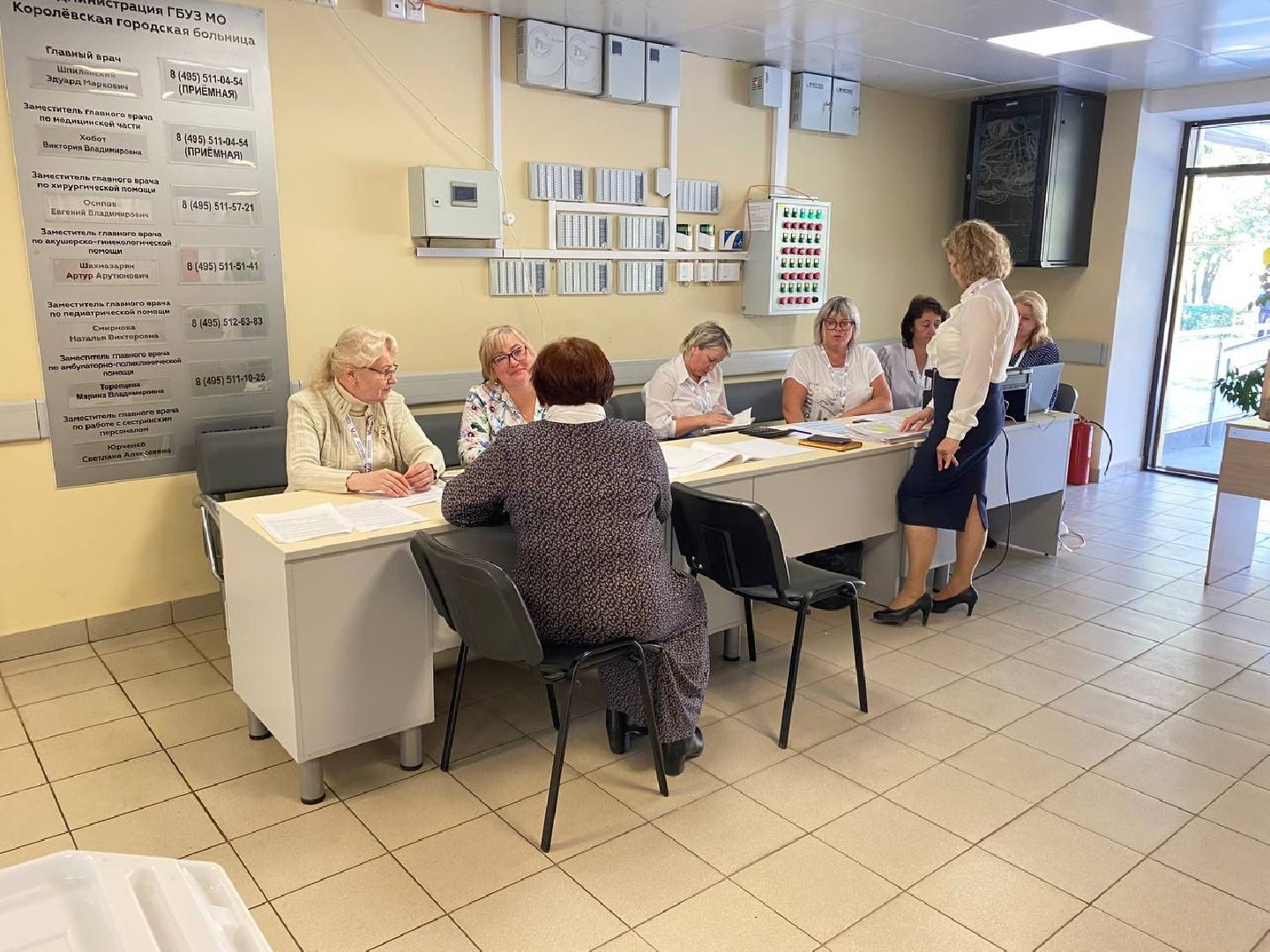 выборы 2023, выборы губернатора московской области, больница, голосование,