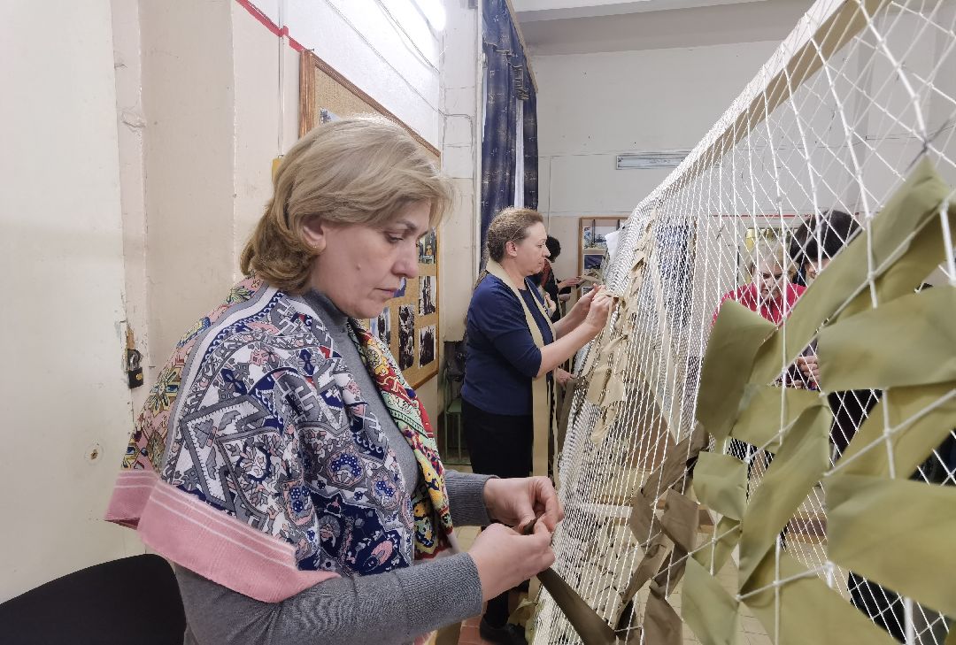 спецоперация, маскировочные сети, окопные свечи, ПВПК