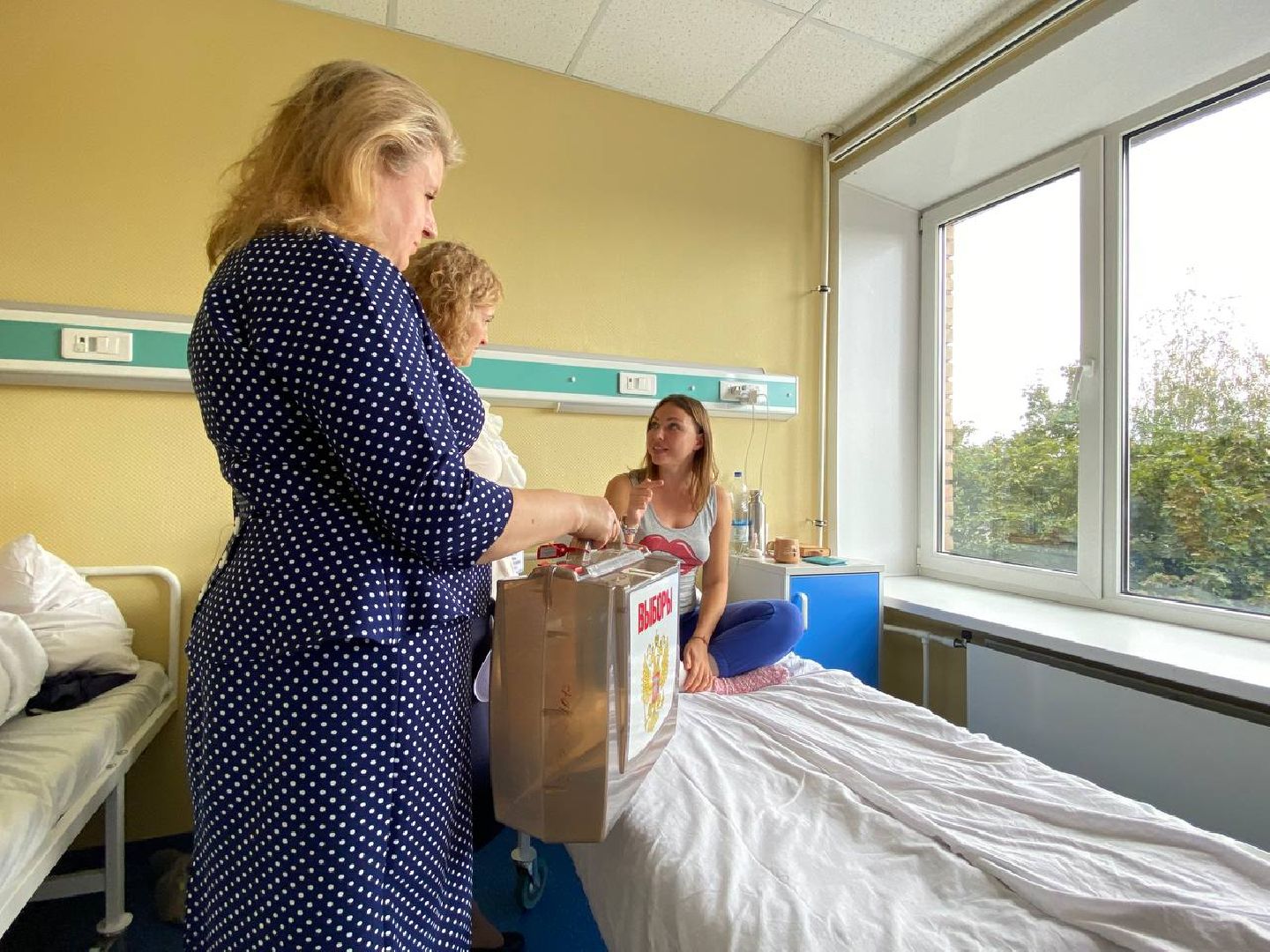 выборы 2023, выборы губернатора московской области, больница, голосование,