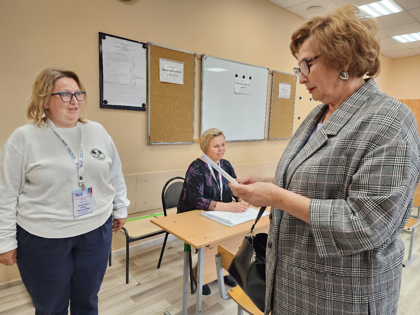 Раменское, выборы, старшее поколение голосует