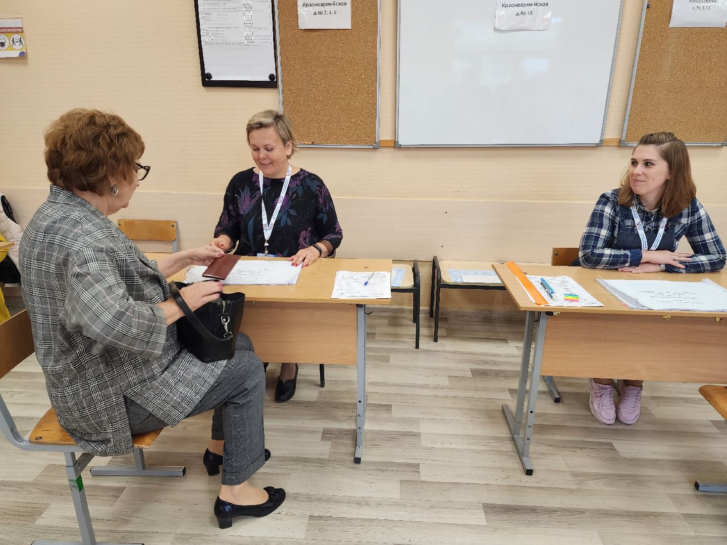 Раменское, выборы, старшее поколение голосует