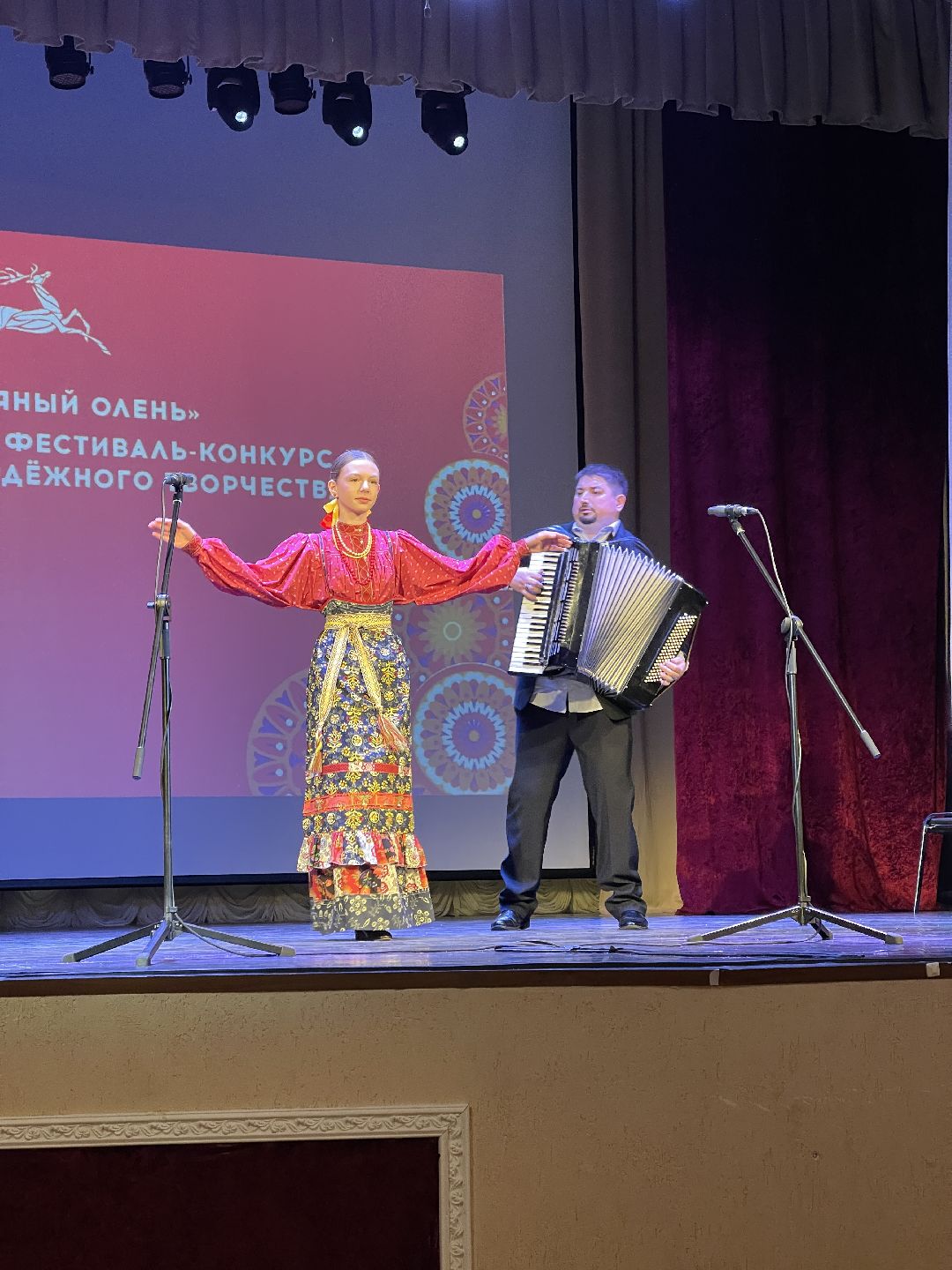 народный вокал, академический вокал, духовные песни, фестиваль, Назарьевский культурный центр, Серебряный олень