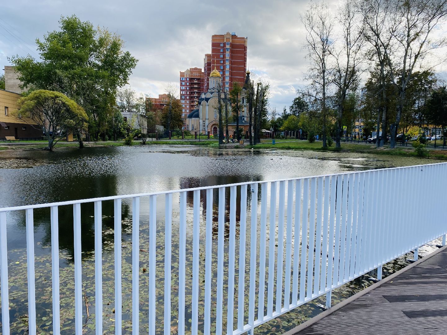 Балашиха, микрорайон Кучино, пруд Керосинка, благоустройство