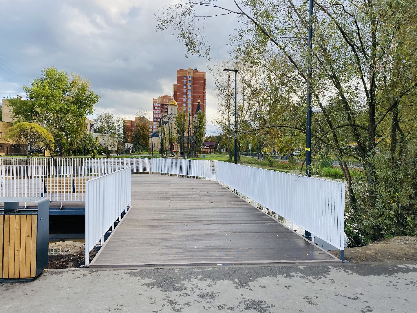 Балашиха, микрорайон Кучино, пруд Керосинка, благоустройство