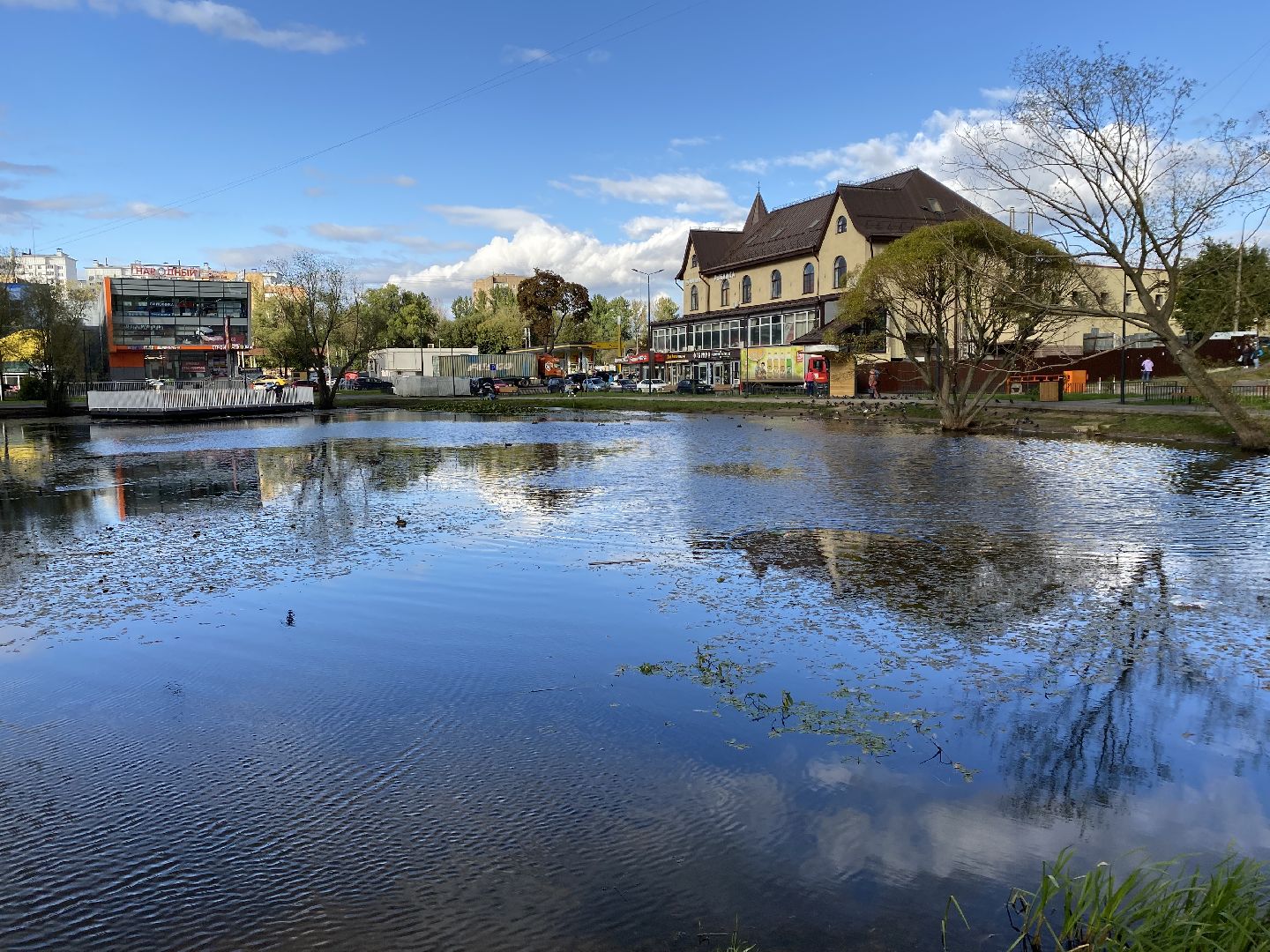 Балашиха, микрорайон Кучино, пруд Керосинка, благоустройство