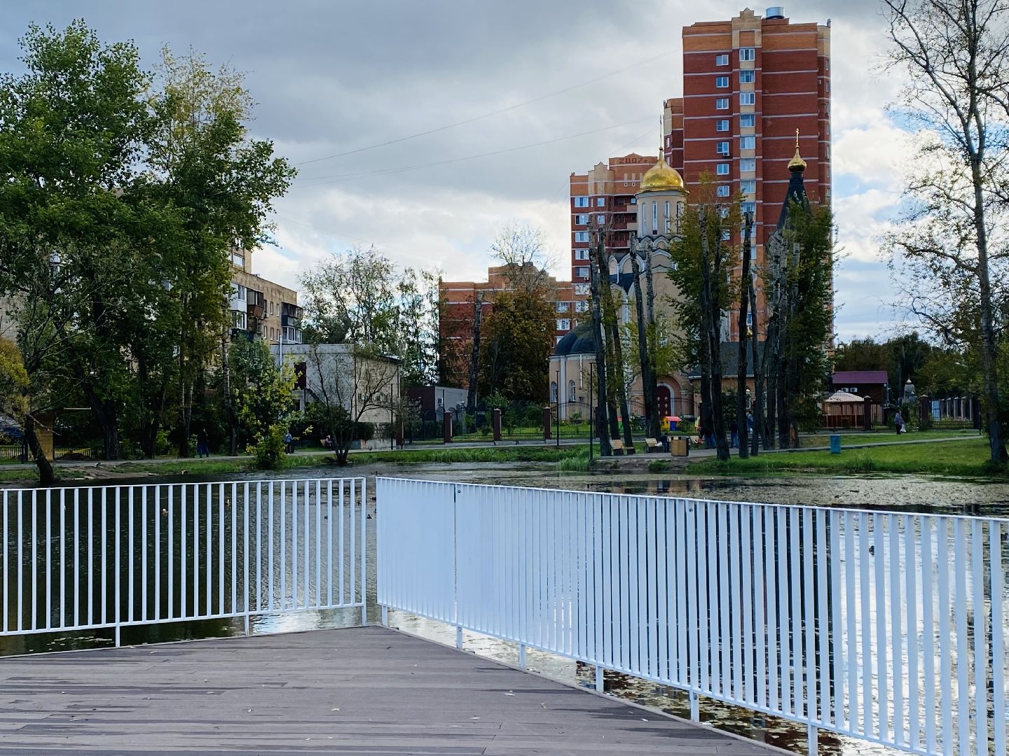 Балашиха, микрорайон Кучино, пруд Керосинка, благоустройство