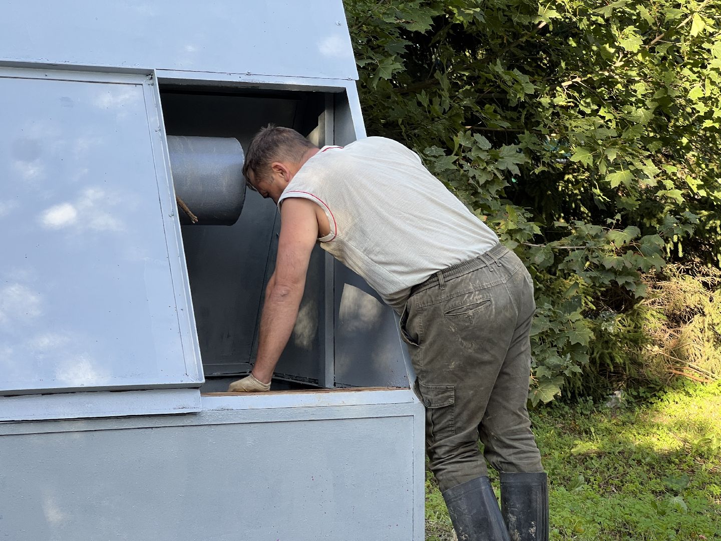 Химки, благоустройство, колодец