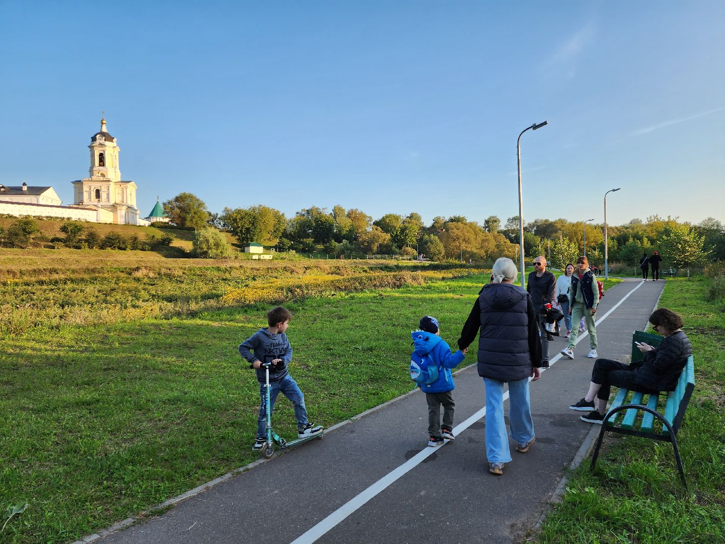 Серпухов, Подмосковье, Принарский парк, туризм, река Нара, Высоцкий монастырь