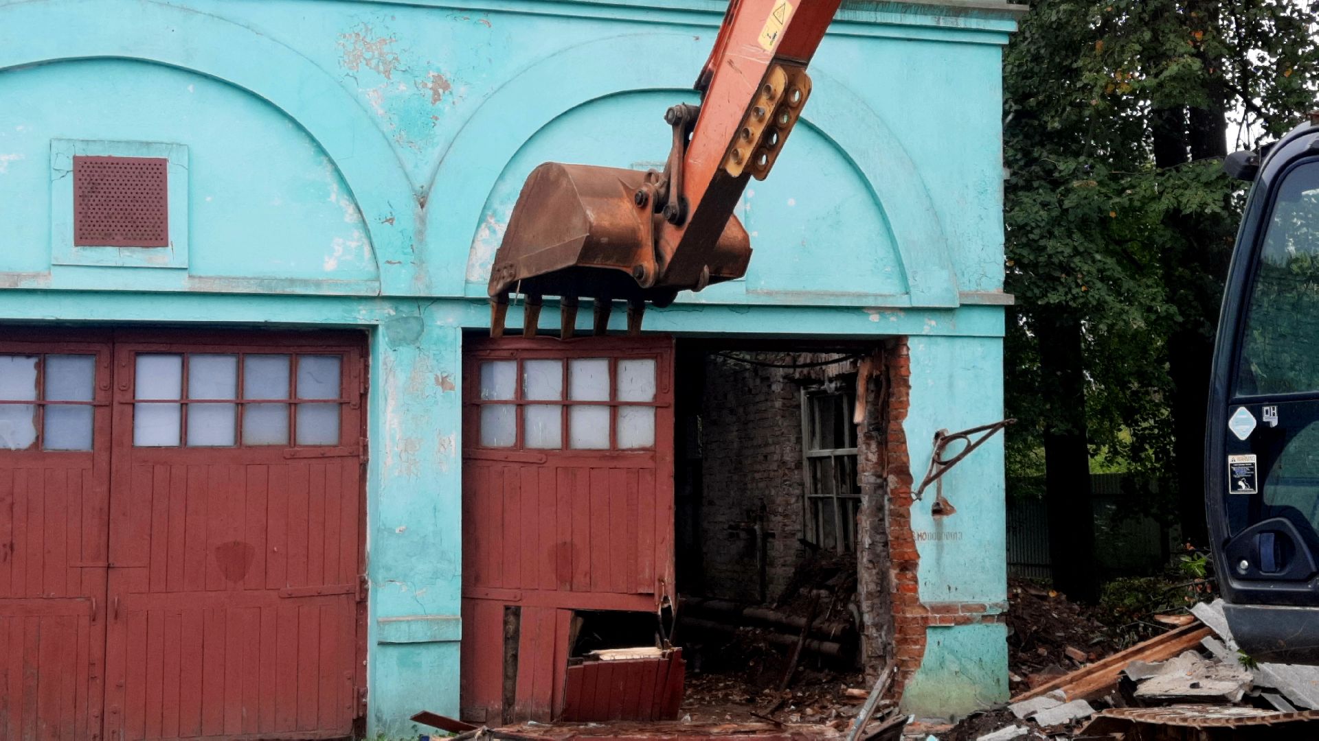 #шатура, #керва, #снос_здания, #пожарная_часть, #ремонт, #строительство