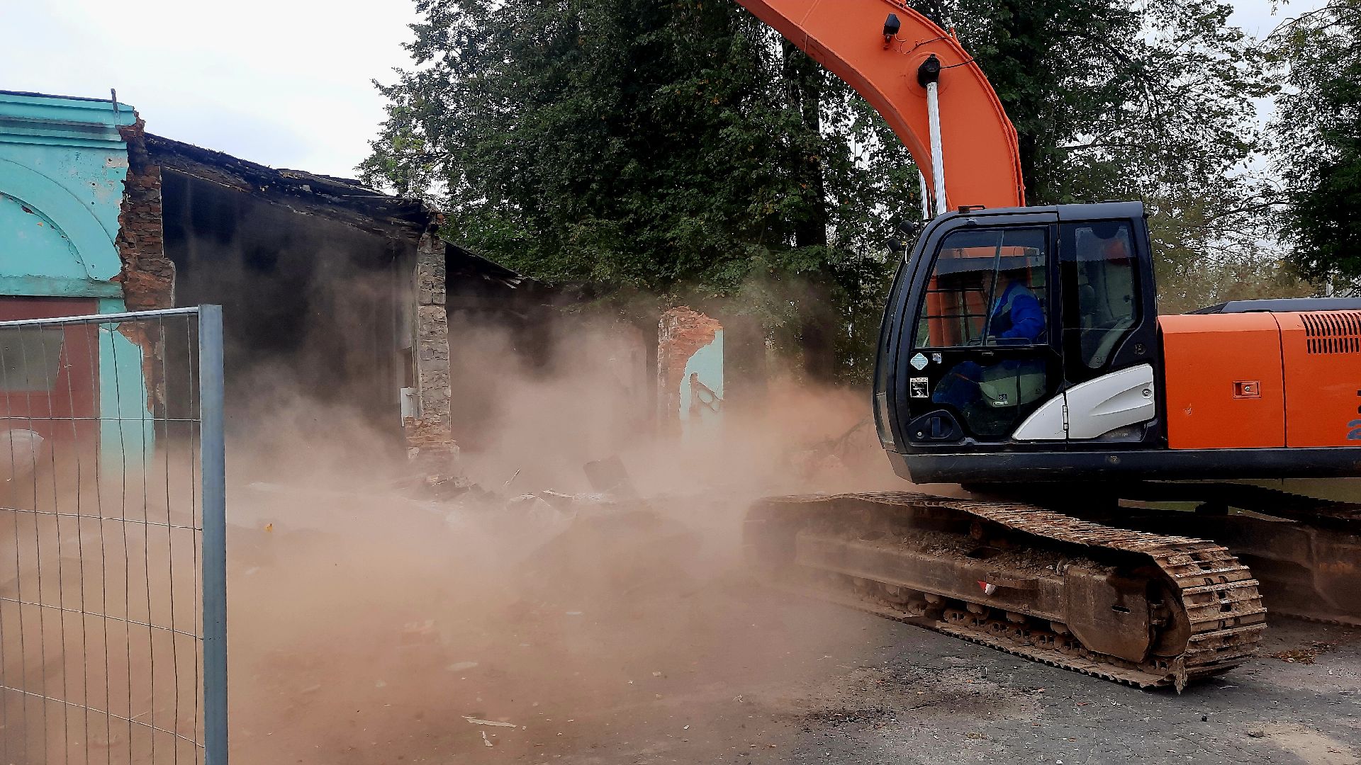 #шатура, #керва, #снос_здания, #пожарная_часть, #ремонт, #строительство