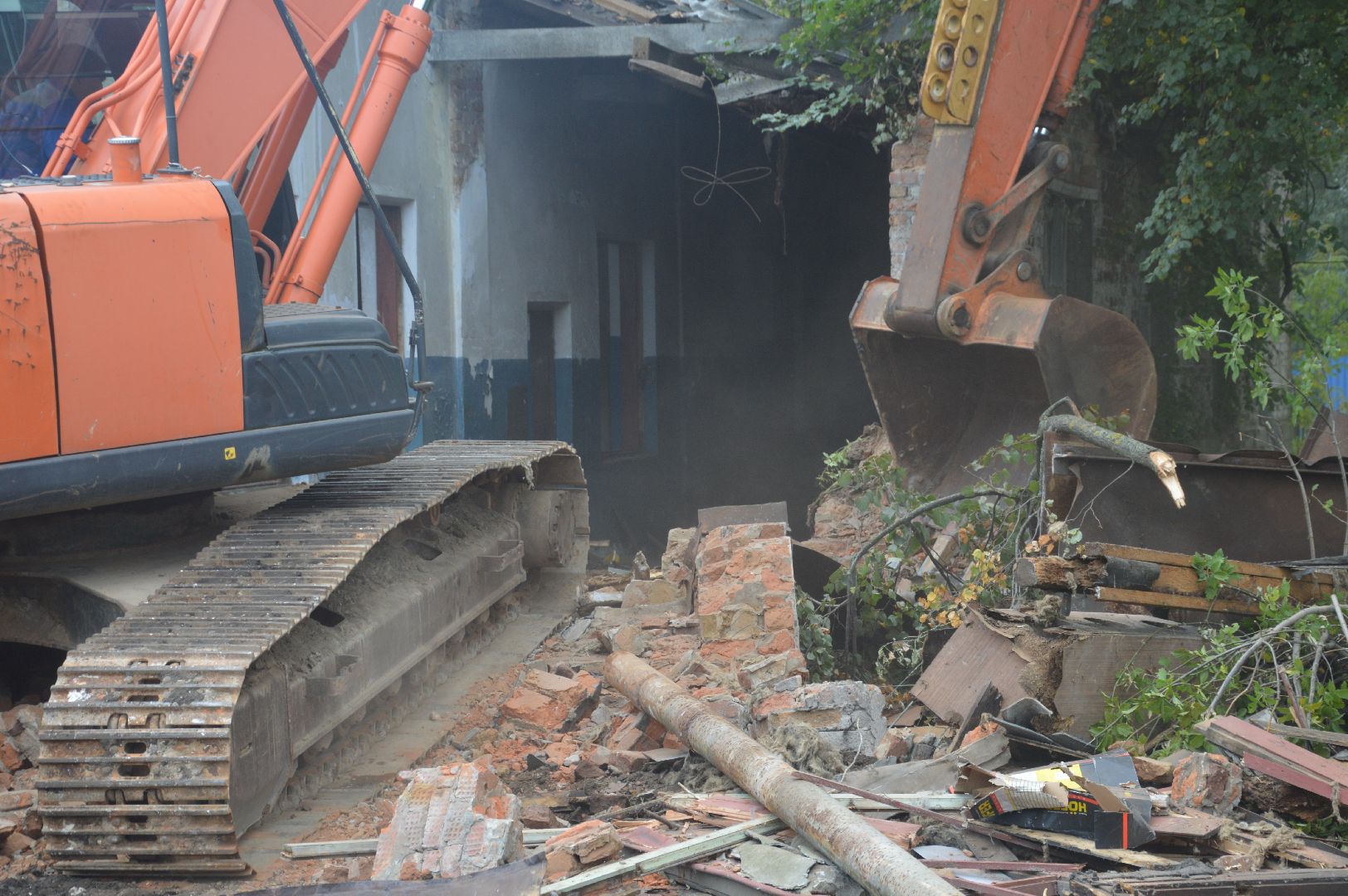 #шатура, #керва, #снос_здания, #пожарная_часть, #ремонт, #строительство