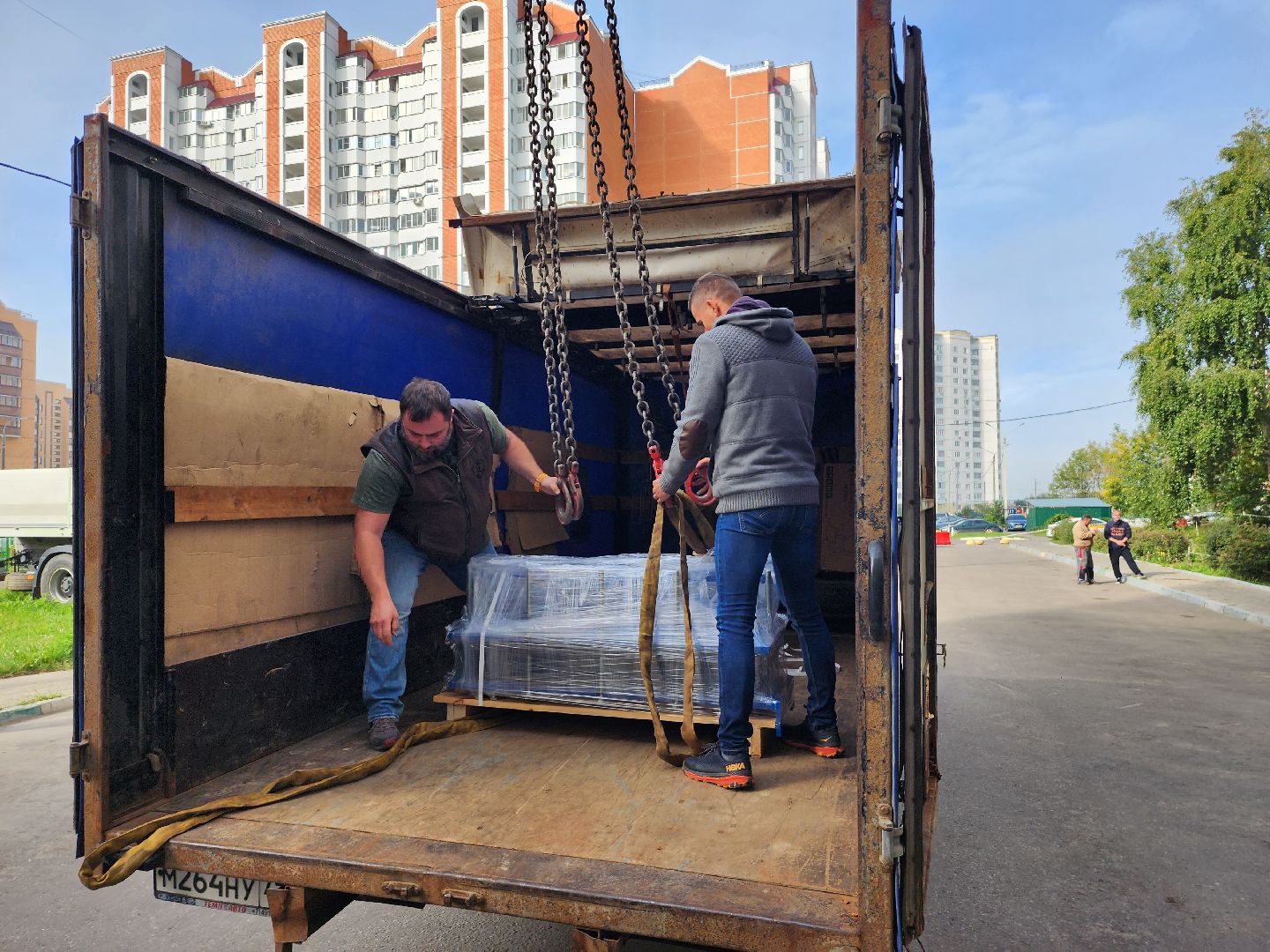 подъемный кран, котельная, серпухов, улица юбилейная, ивановские дворики, котельная на крыше,