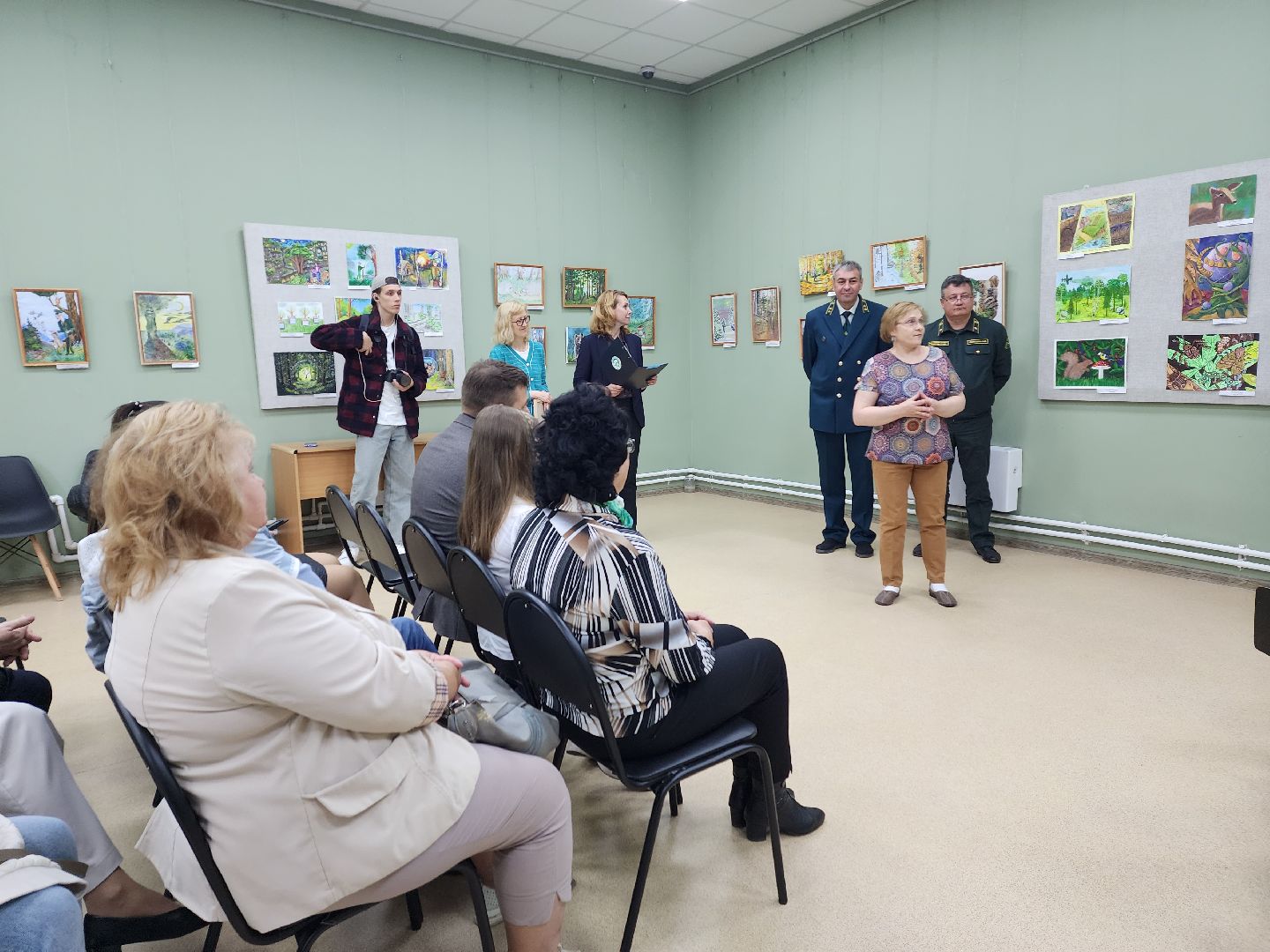 выставка картин, лес, природа, конкурс, пушкино,