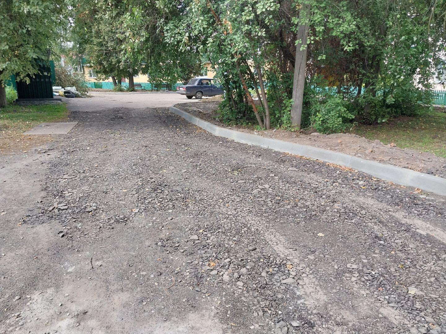 Коломна, благоустройство дворов, новый асфальт