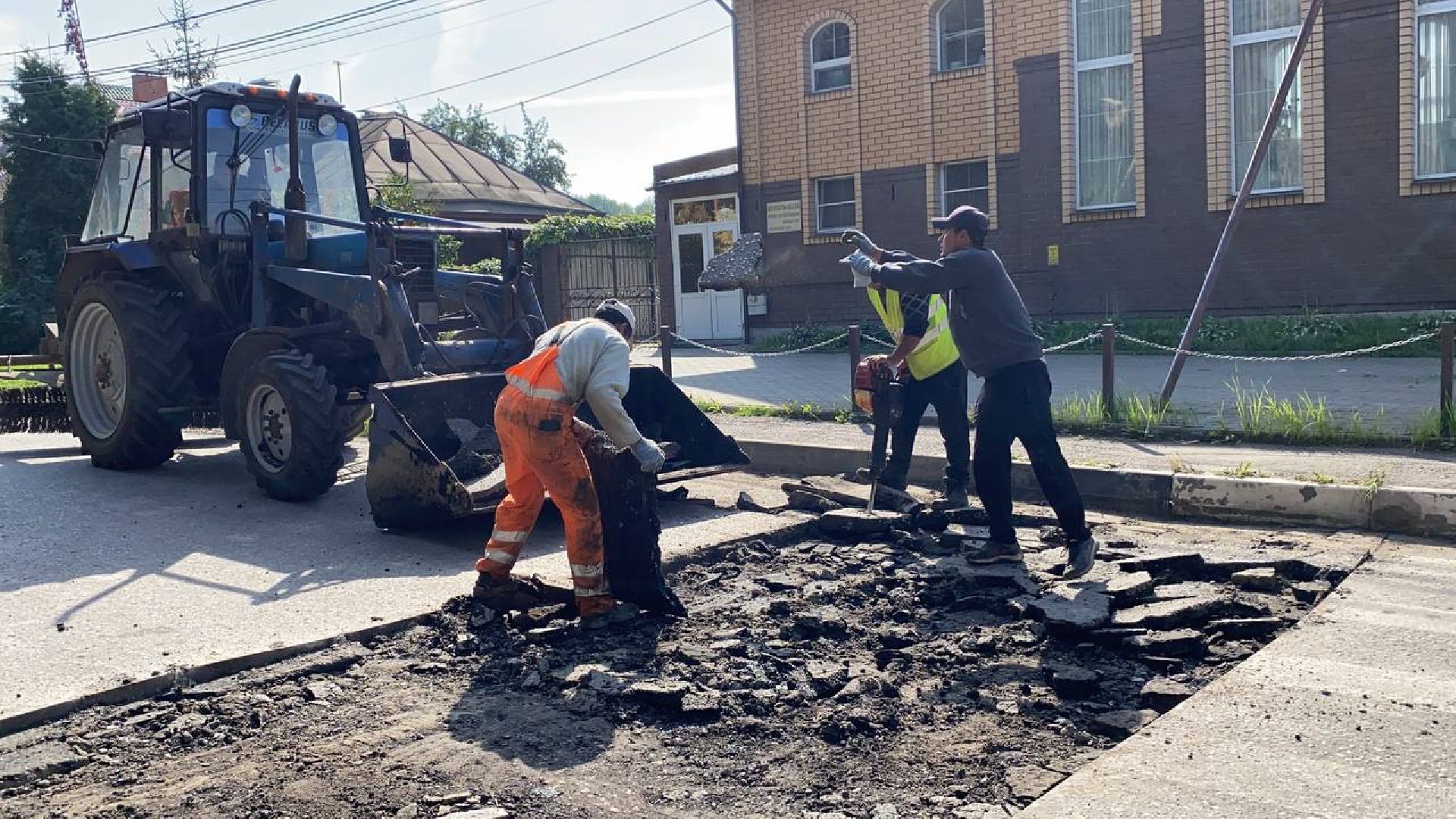 Подольск, дороги подмосковья, ямочный ремонт,